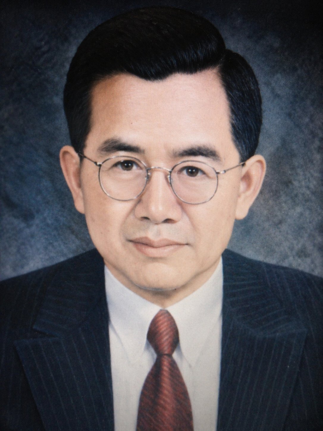 Formal oil portrait of a distinguished gentleman