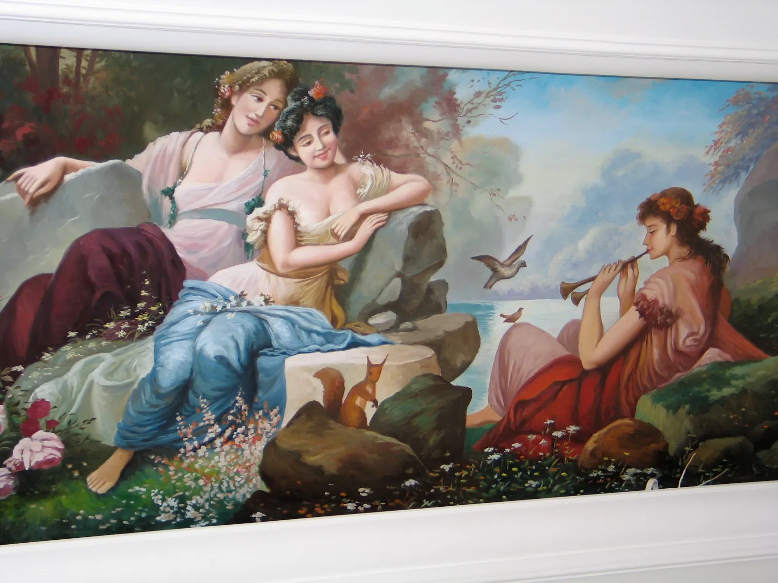 Classical acrylic ceiling mural